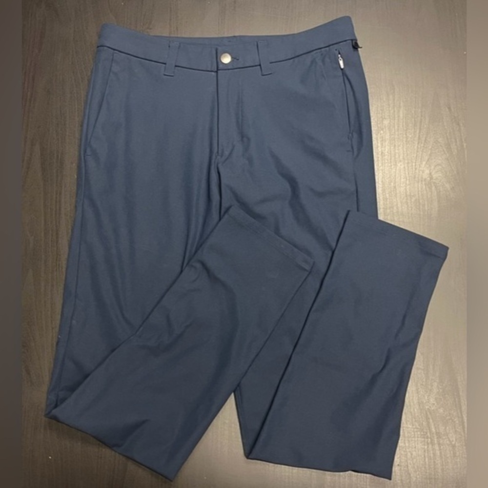 Lululemon Mens Commission Pant Slim 31x31" *Warpstreme (Navy)